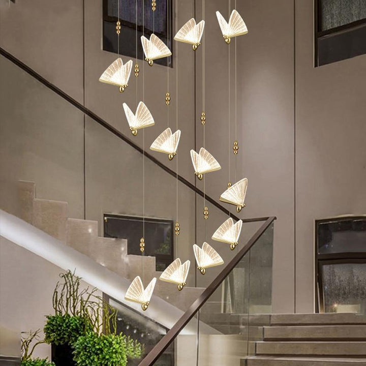 Arisha Moderne Luminaires Suspension Doré Animal - Neutralighting