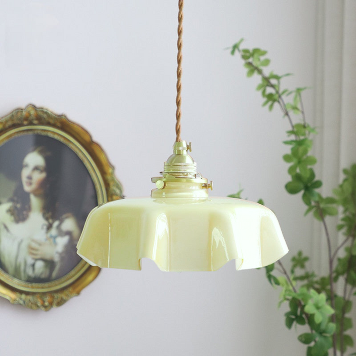 Valentina Vintage LED Suspension Métal/Verre Chambre À Coucher - Neutralighting