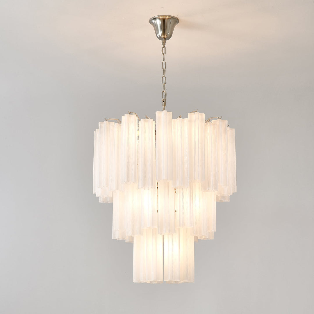 Aurora Lustre en Verre Givré Minimaliste - Neutralighting