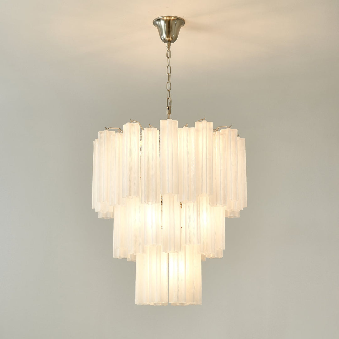 Aurora Lustre en Verre Givré Minimaliste - Neutralighting