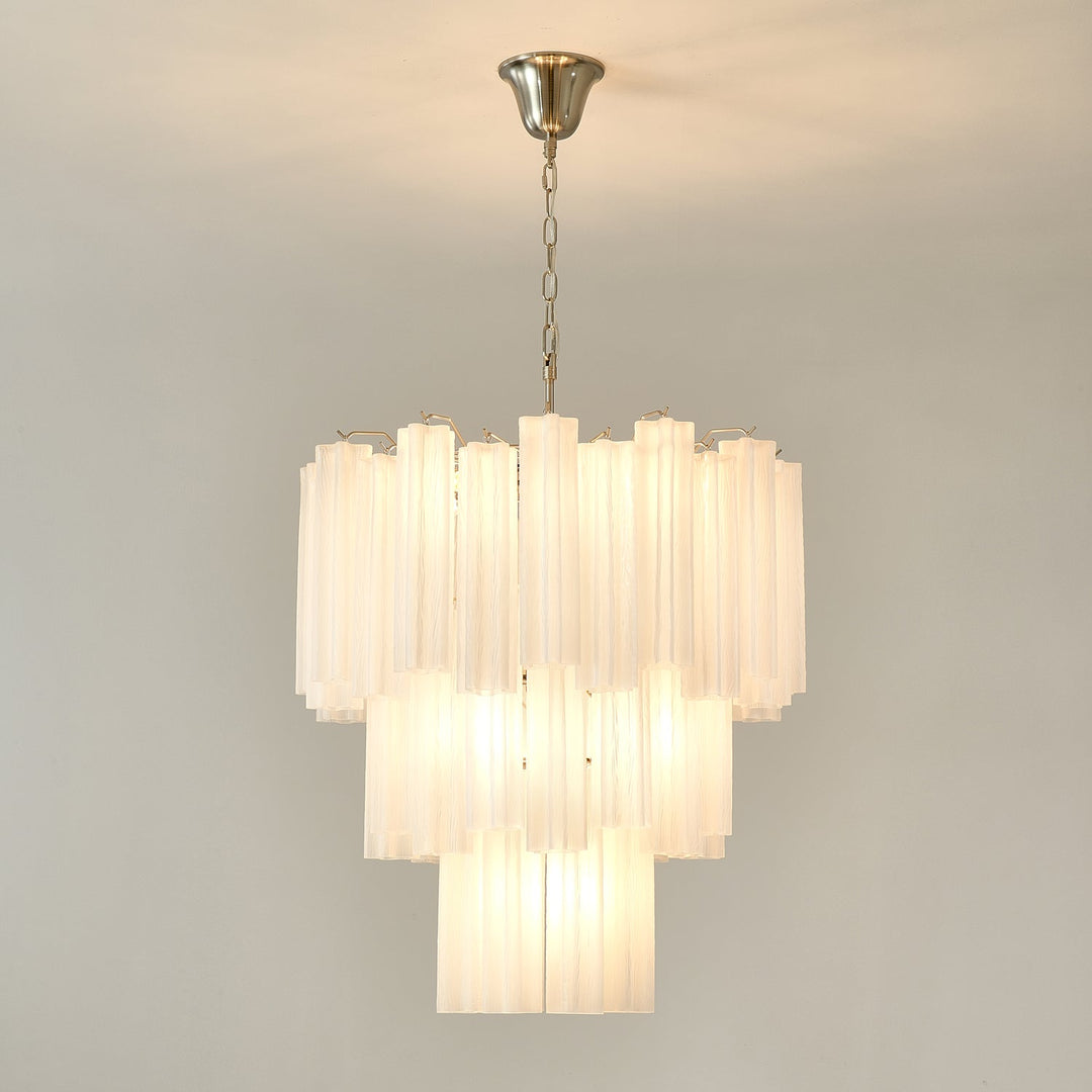Aurora Lustre en Verre Givré Minimaliste - Neutralighting