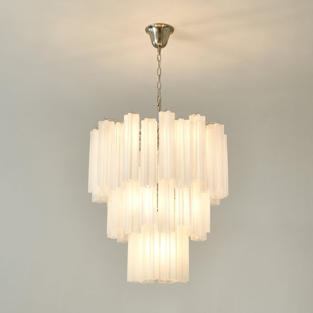 Aurora Lustre en Verre Givré Minimaliste - Neutralighting