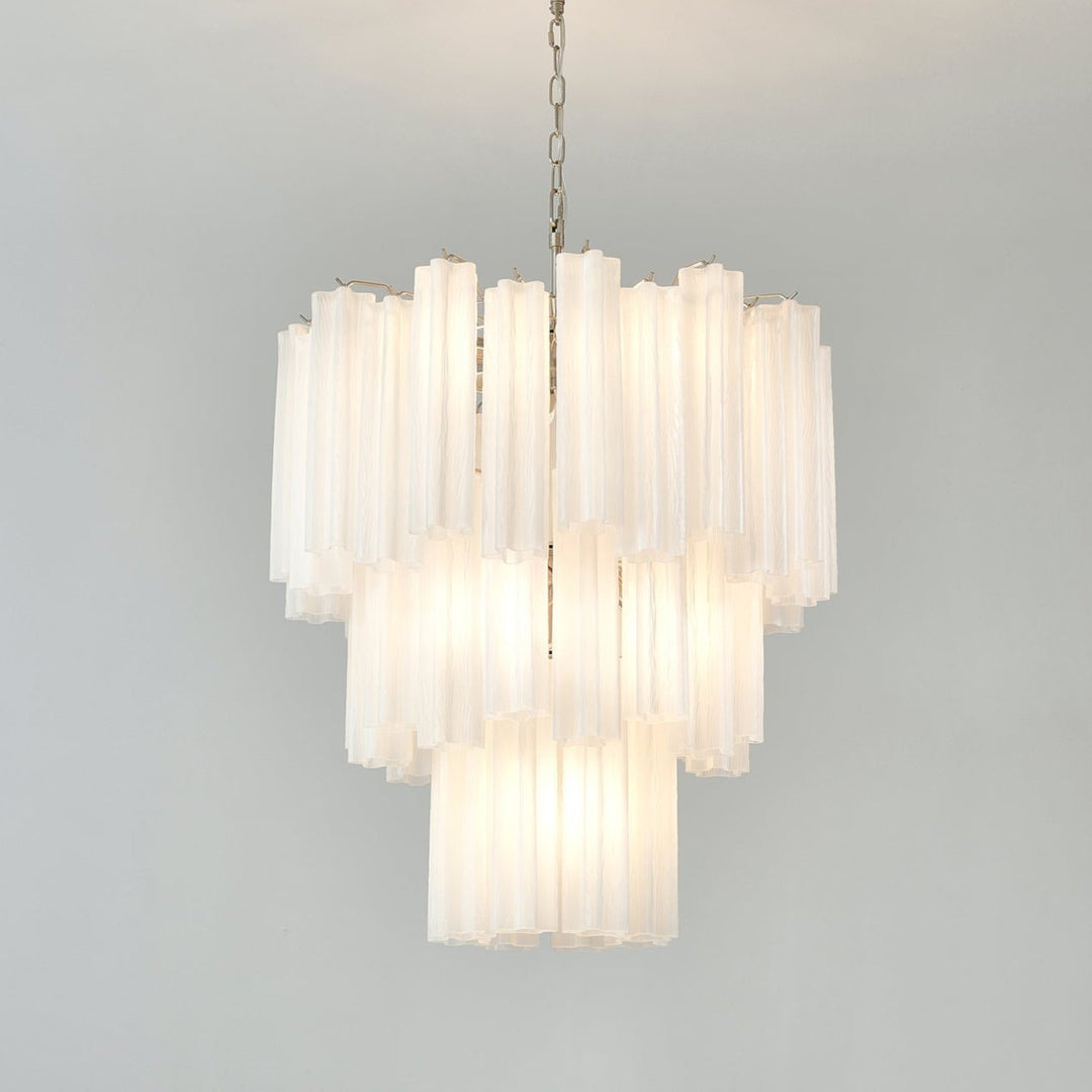 Aurora Lustre en Verre Givré Minimaliste - Neutralighting