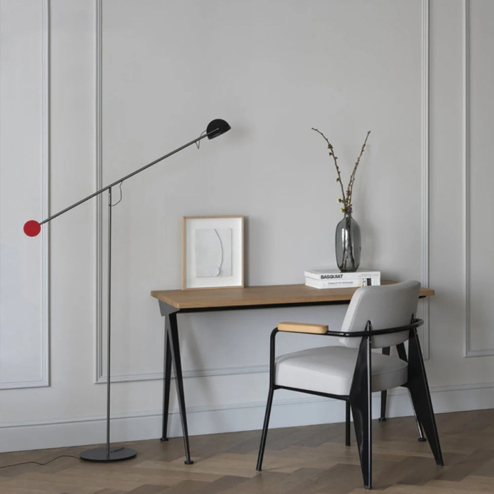 Arisha Design Lampadaire Linéaire Simple Métal Noir Salon/Chambre - Neutralighting