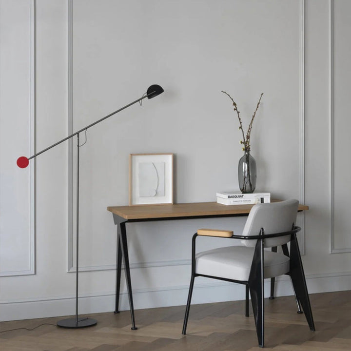 Arisha Design Lampadaire Linéaire Simple Métal Noir Salon/Chambre - Neutralighting