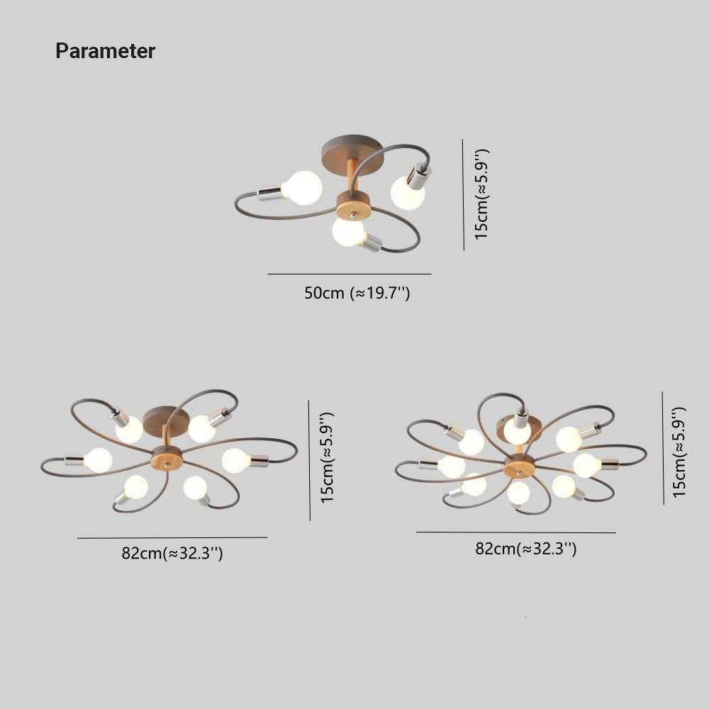 Plafonnier Aria Verre LED