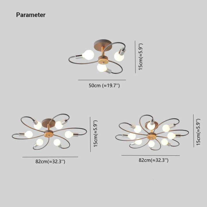 Plafonnier Aria Verre LED