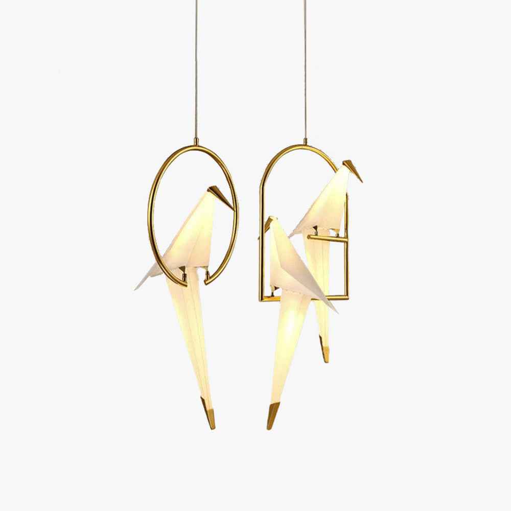 Suspension Arisha Verre Blanc LED