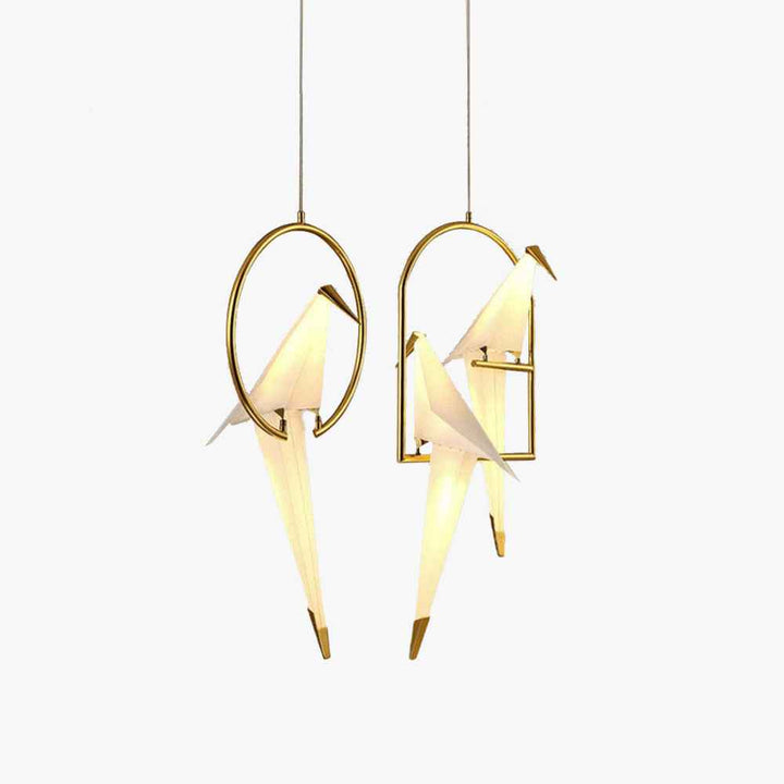 Suspension Arisha Verre Blanc LED