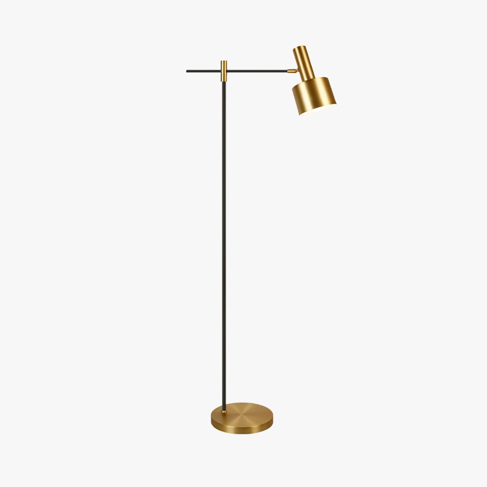 Arisha Design Lampadaire Linéaire Simple Métal Or/Noir Salon/Bureau - Neutralighting