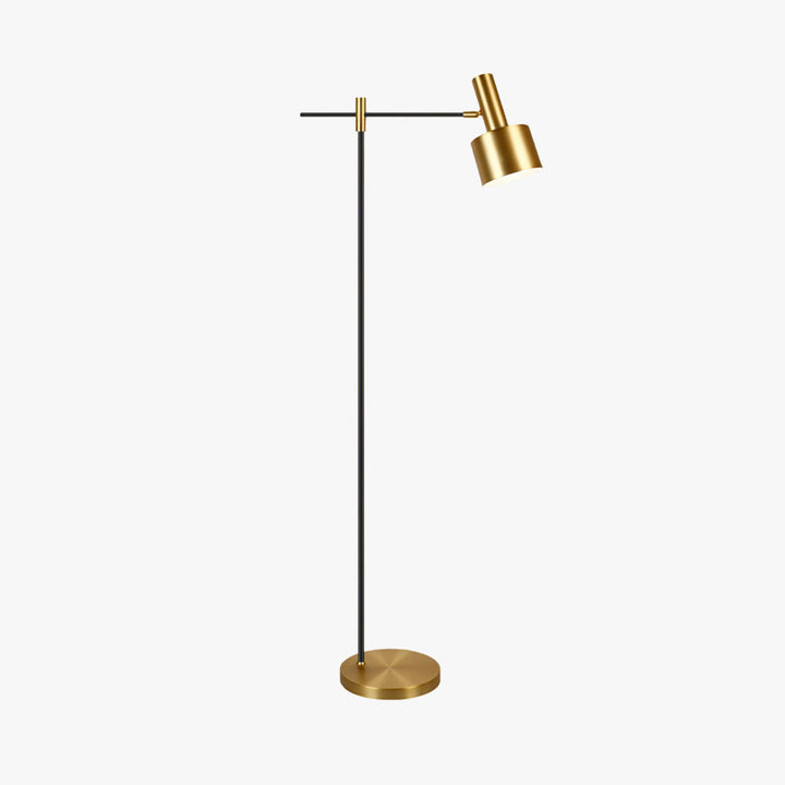 Arisha Design Lampadaire Linéaire Simple Métal Or/Noir Salon/Bureau - Neutralighting