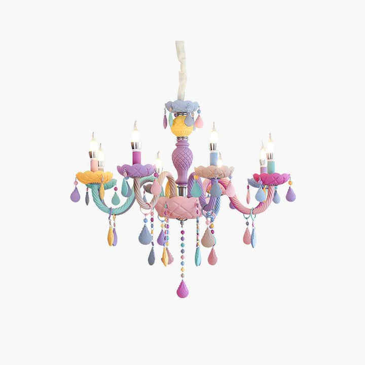 Valentina Suspension Bougeoir Art Deco, Métal, Coloré, Chambre à Coucher/Salon - Neutralighting