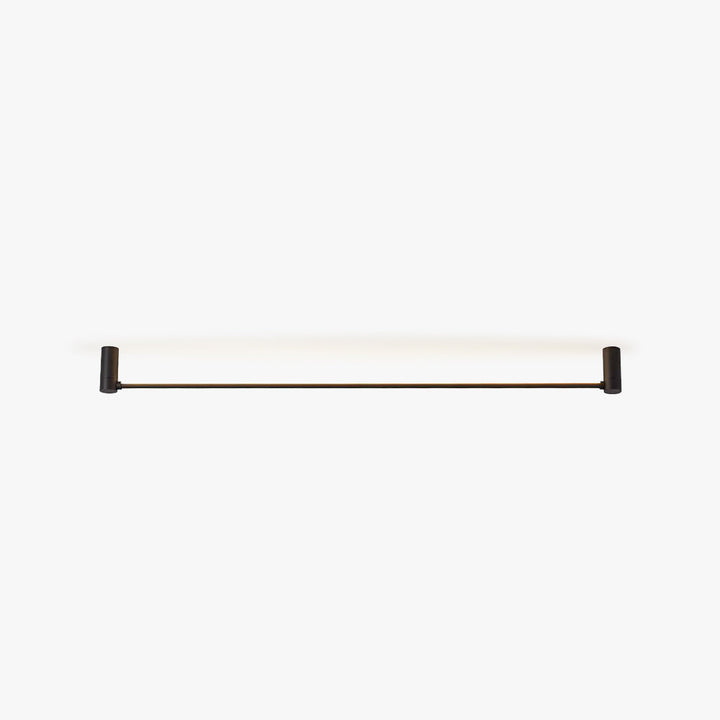 Ray Plafonnier Linéaire Minimaliste Métal/Acrylique Noir Salon/Chambre à Coucher - Neutralighting