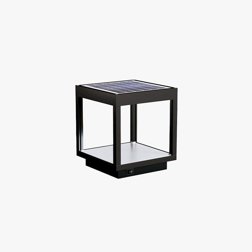 Ferra Lampadaire d’extérieur solaire rechargeable contemporain - Neutralighting