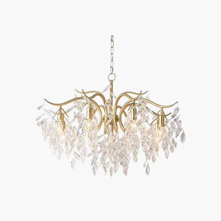 Kristy Suspension Multi Luxueux, Cristal/Cuivre, Noir/Or, Salon - Neutralighting
