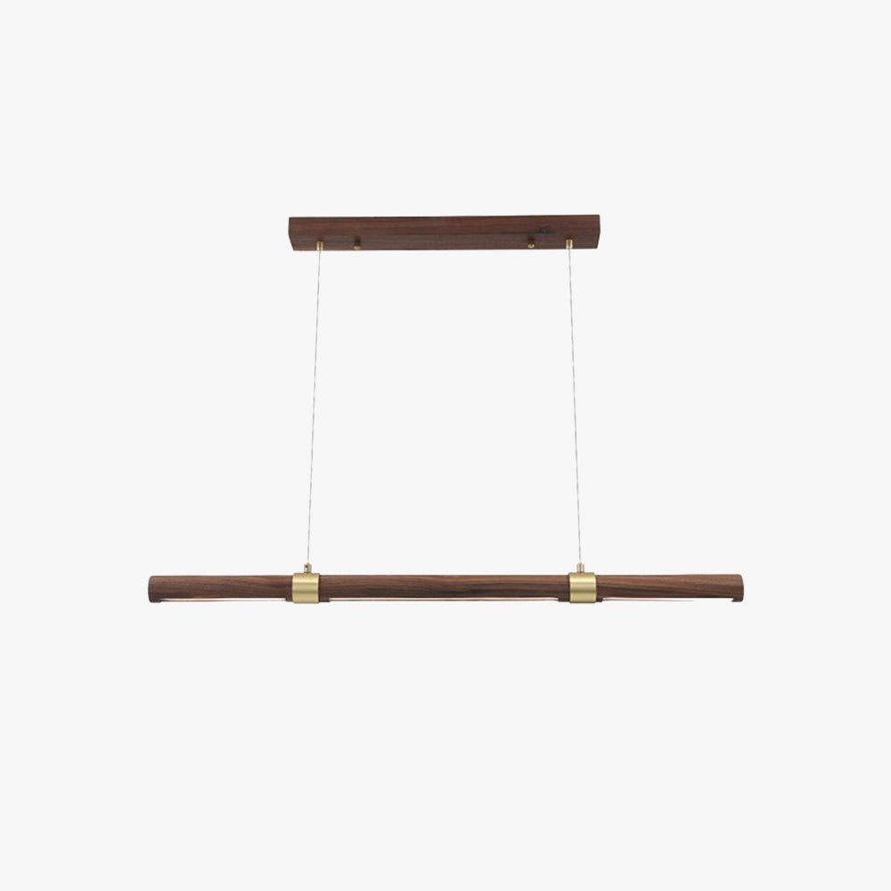 Muto Design Italien Luminaires Suspensions Linéaire Rustique Métal/Acrylique Bois Cuisine/Chambre - Neutralighting