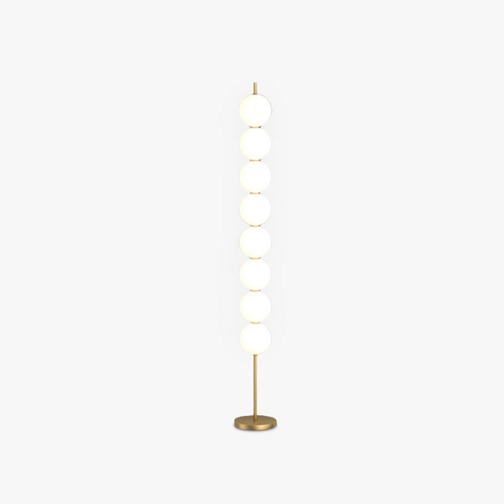 Valentina Design Lampadaire Globe Moderne Métal Laiton/Blanc Salon - Neutralighting