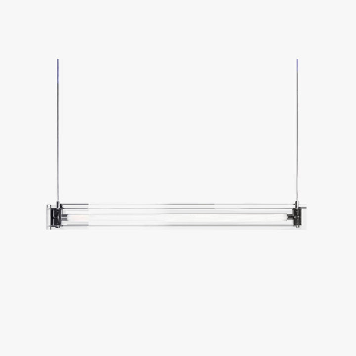 Ray Suspension Linéaire Classique, Métal/Verre, Blanc, Salle à Manger/Chevet - Neutralighting