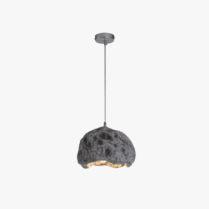 Avi Suspension Irrégulier Naturelle, Résine/Acrylique, Bois/Gris/Laiton, Chambre - Neutralighting