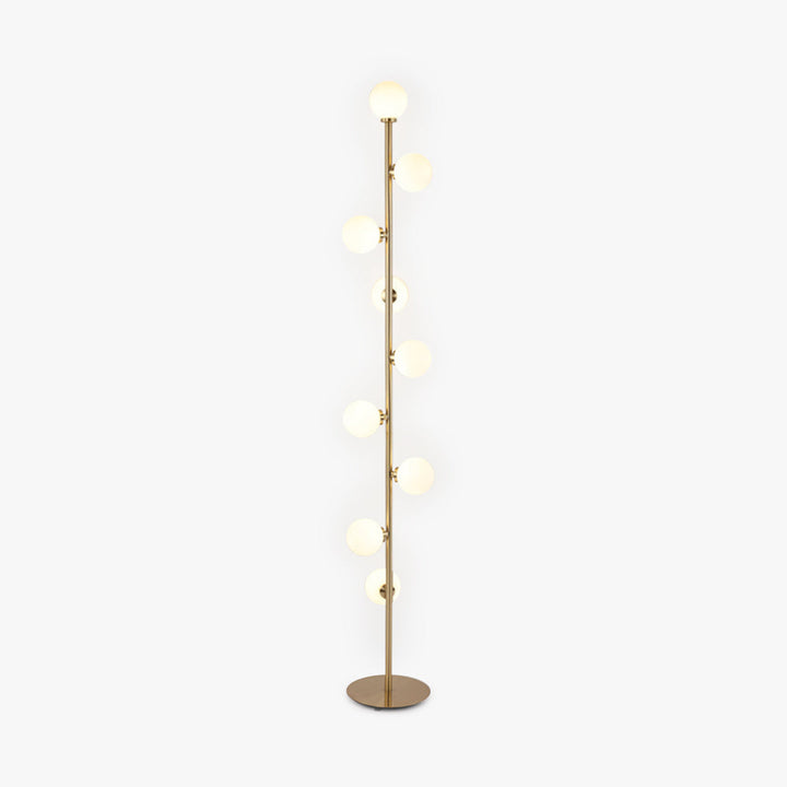 Valentina Lampadaire Globe Moderne, Métal/Verre, Or, Chambre à Coucher - Neutralighting