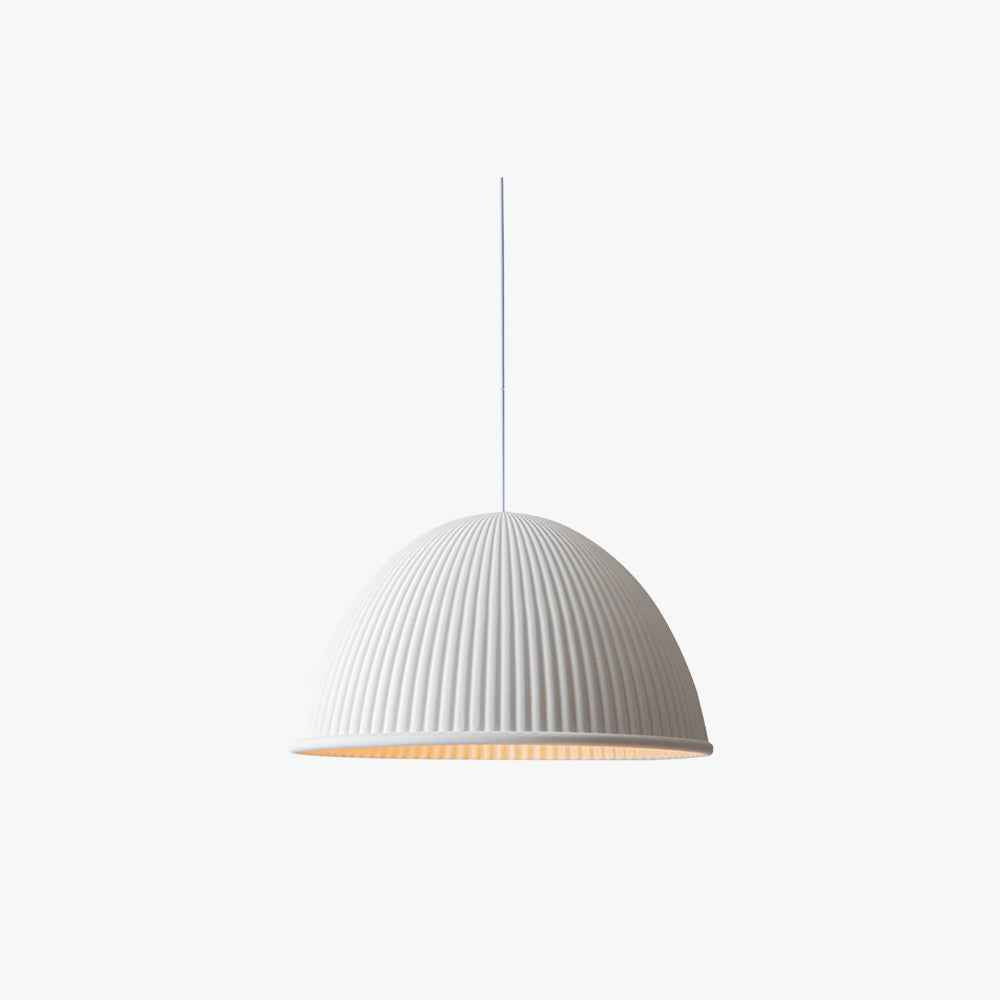 Valentina Suspension Dôme Moderne, Résine, Blanc/Noir/Gris, Librairie/Chambre à Coucher - Neutralighting
