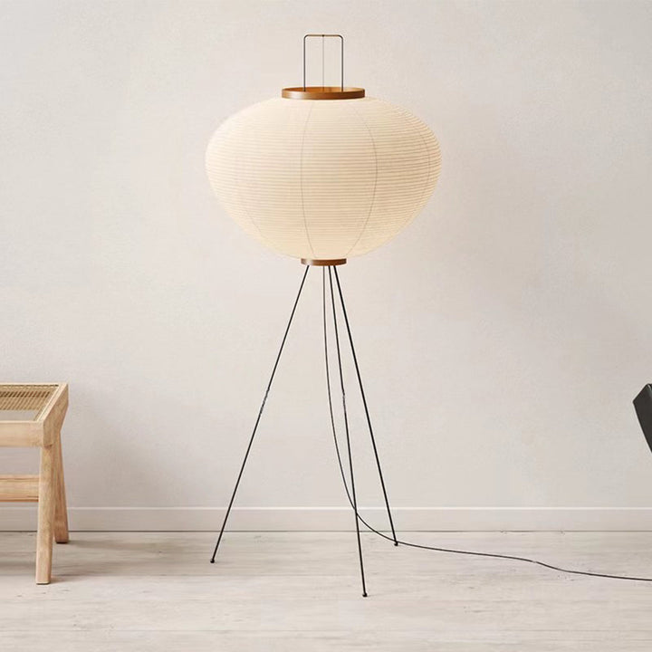Ritta Design Lampadaire Simple Métal/Papier Blanc Bureau/Salon - Neutralighting
