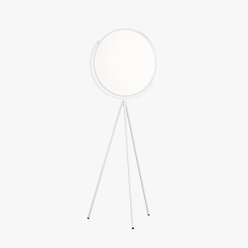 Mira Design Simple Lampadaire Rond Moderne Métal Noir/Blanc Salon - Neutralighting