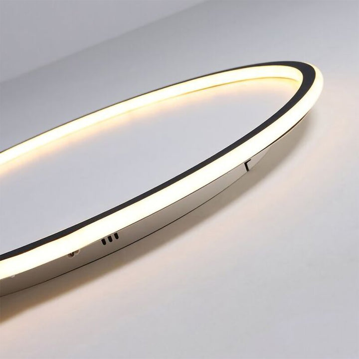 Quasso Plafonnier Rond ModerneBlanc/Noir. Salon - Neutralighting
