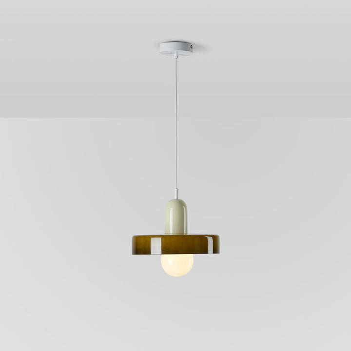 Jess Suspension Ronde Vintage Verre Salon - Neutralighting