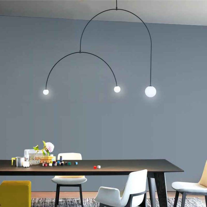 Arisha Suspension Moderne Linéaire au Design Minimaliste Salle à manger - Neutralighting