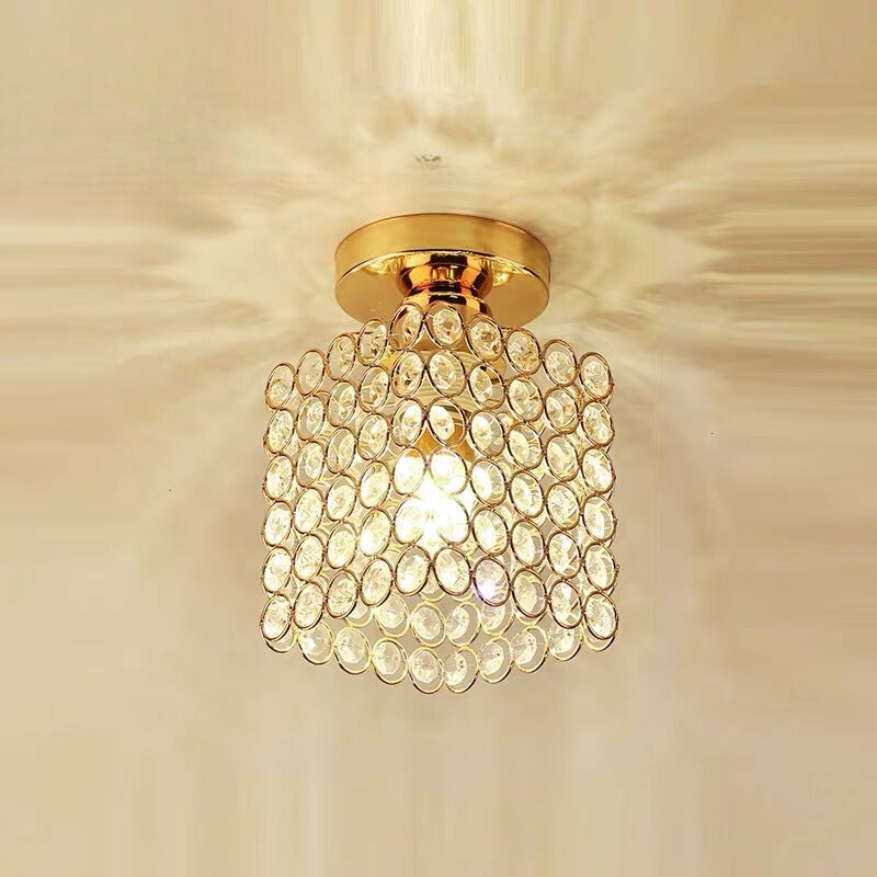 Arisha Moderne Plafonnier Métal Verre Chambre À Coucher - Neutralighting