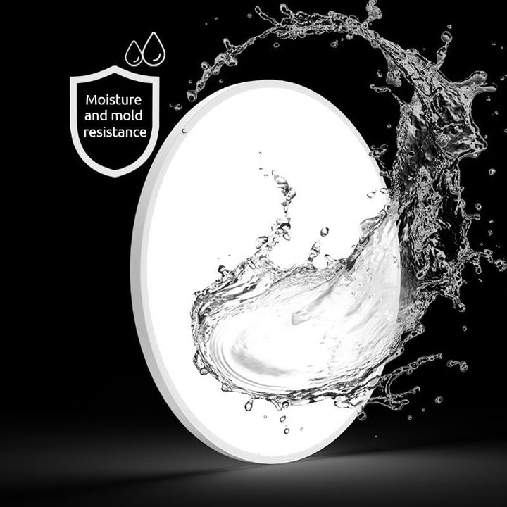 Yani Plafonnier Rond Moderne. Acrylique/ABS. Blanc/Noir. Salon - Neutralighting