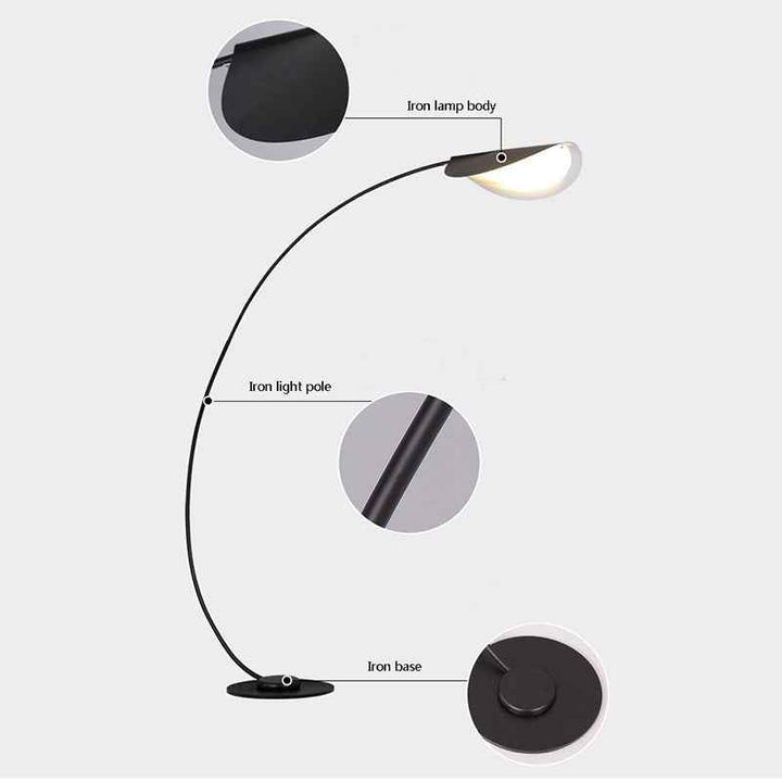 Lampadaire Ray Métal LED