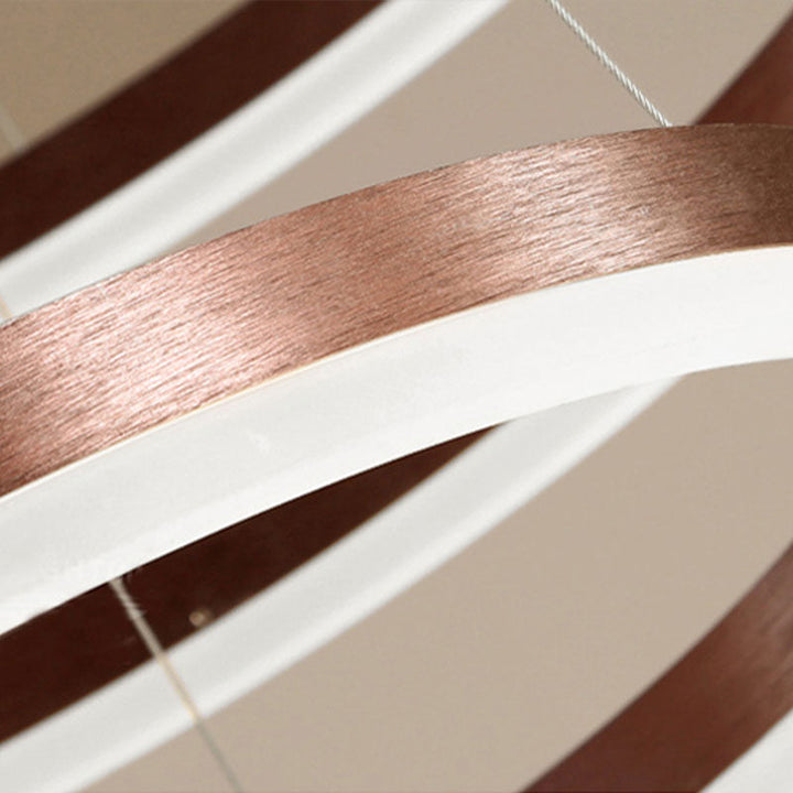Remi Suspension Anneau Moderne Métal Noir/Doré/Café Salon - Neutralighting