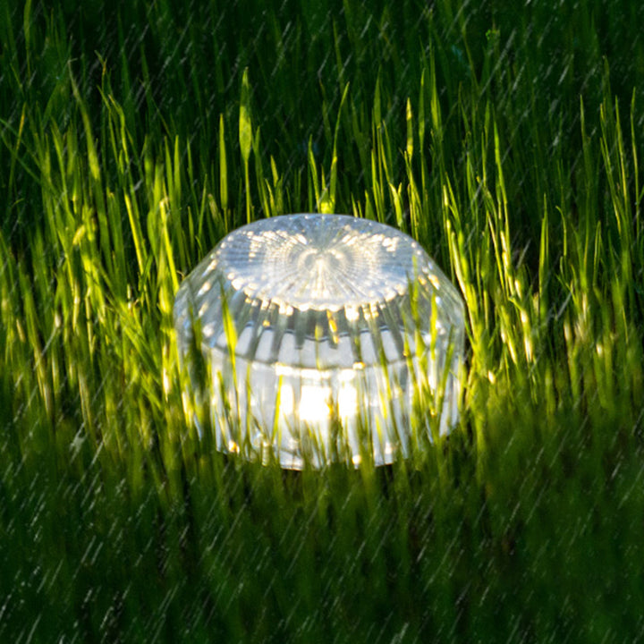 Ray Lampe de Table Ronde Moderne, Acrylique, Noir, Jardin - Neutralighting