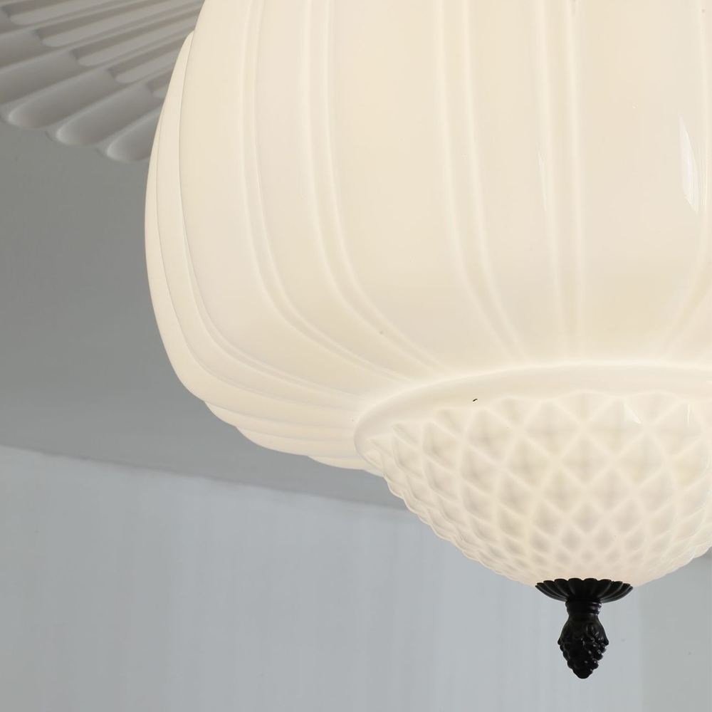 Arisha Plafonnier Moderne Métal Verre Chambre à Coucher - Neutralighting