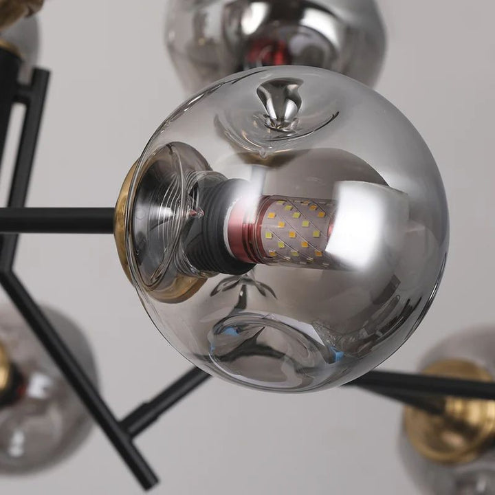 Valentina Moderne Nordique Suspension Métal Verre Salon Chambre à Coucher - Neutralighting