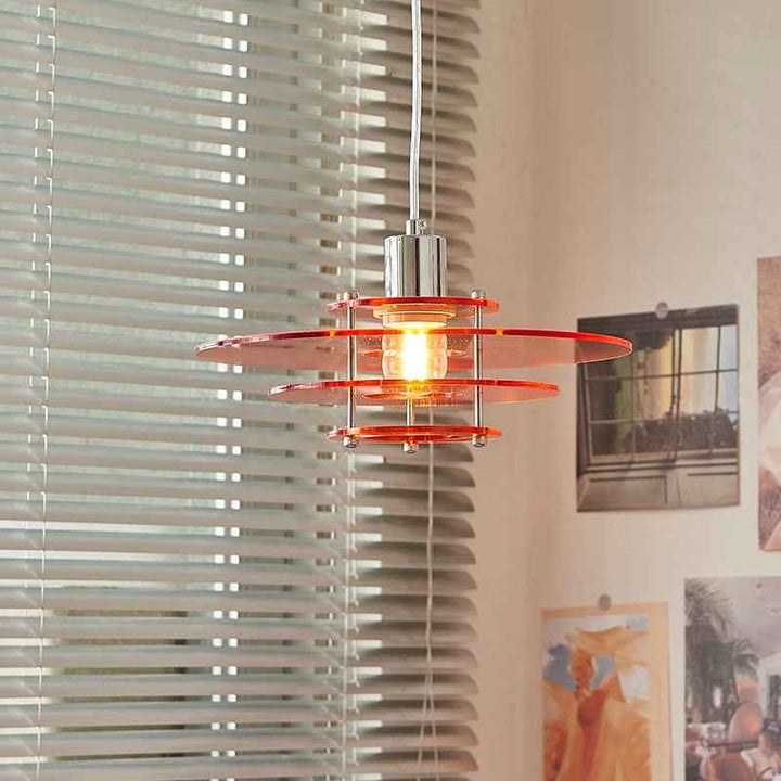 Suspension Arisha Acrylique Blanc LED