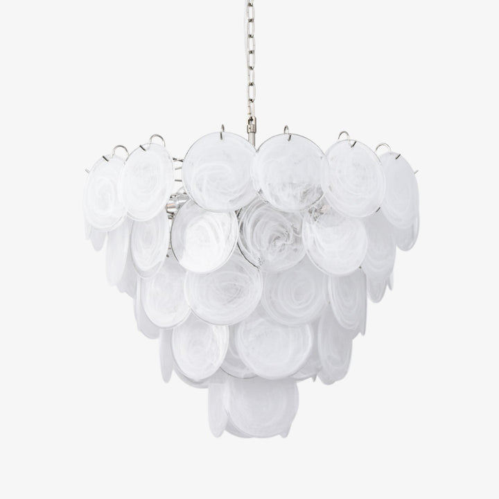 Aurora Lustre en Verre de Murano Blanc - Neutralighting