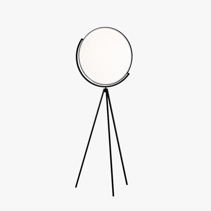 Mira Design Simple Lampadaire Rond Moderne Métal Noir/Blanc Salon - Neutralighting