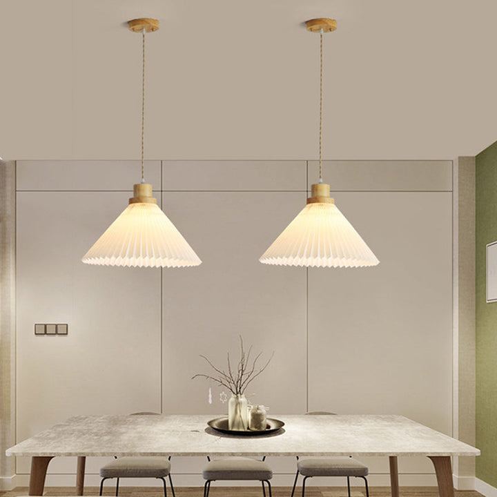 Ritta Suspension Cluster, Plissé 4 Styles - Neutralighting