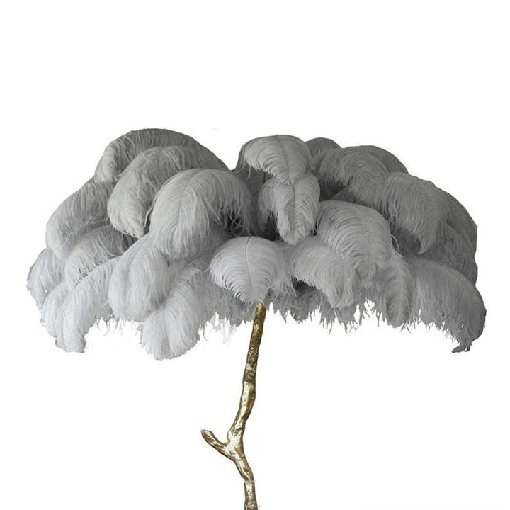 Lampadaire Fleur Luxe Plume/Métal Coloré Salon - Neutralighting