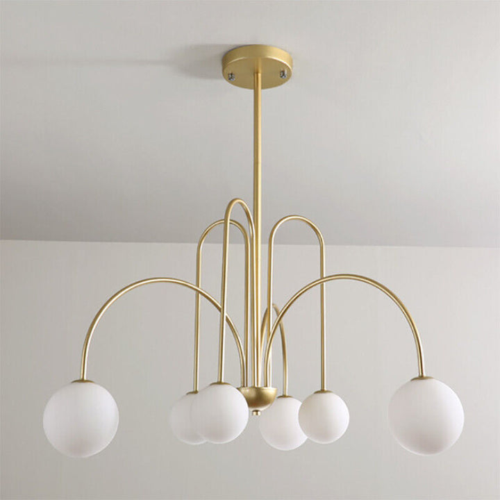 Valentina Moderne Lustre Métal Verre Salon Salle à Manger - Neutralighting