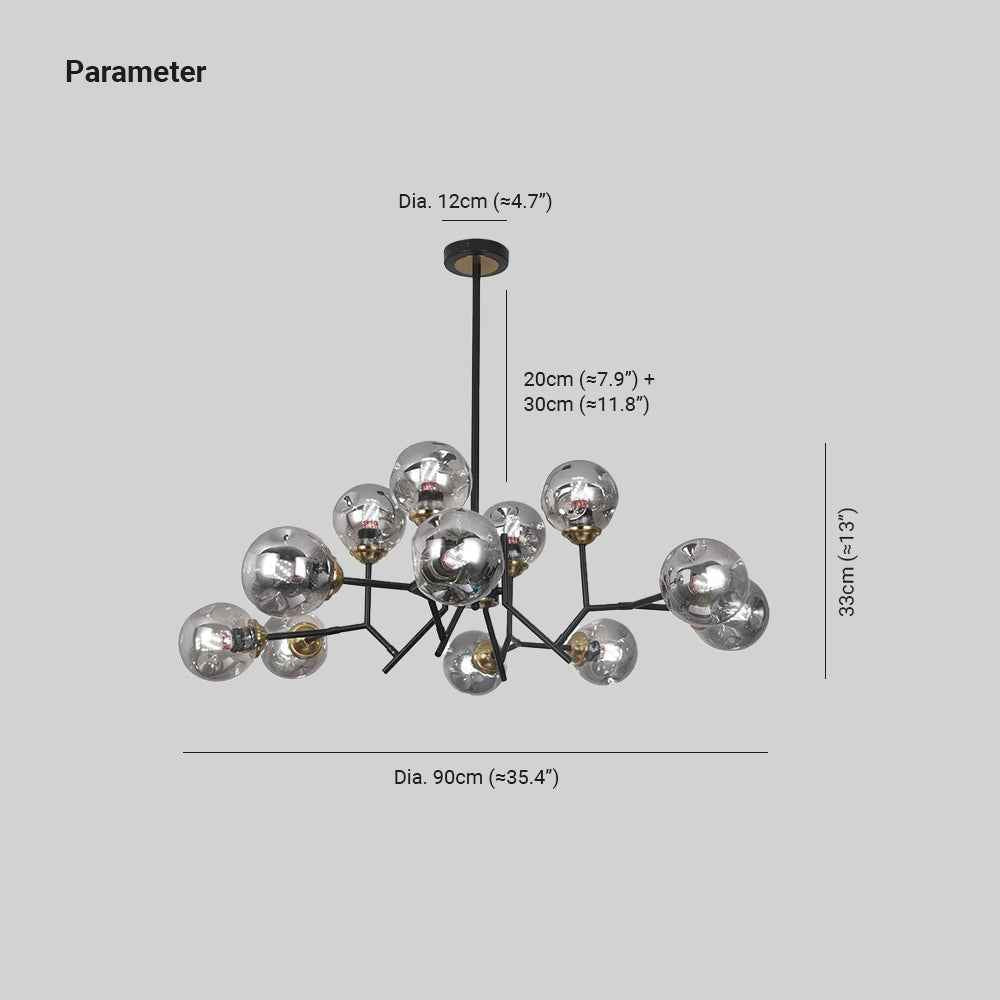 Suspension Valentina Verre LED V57