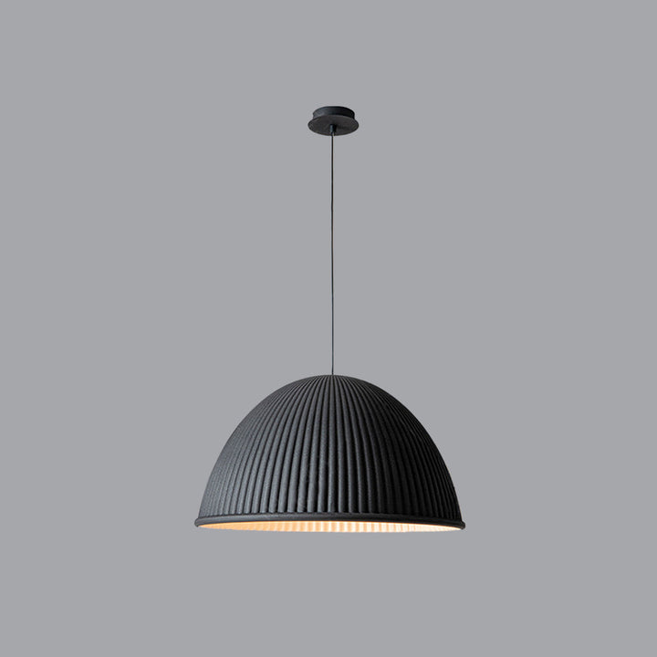 Valentina Suspension Dôme Moderne, Résine, Blanc/Noir/Gris, Librairie/Chambre à Coucher - Neutralighting