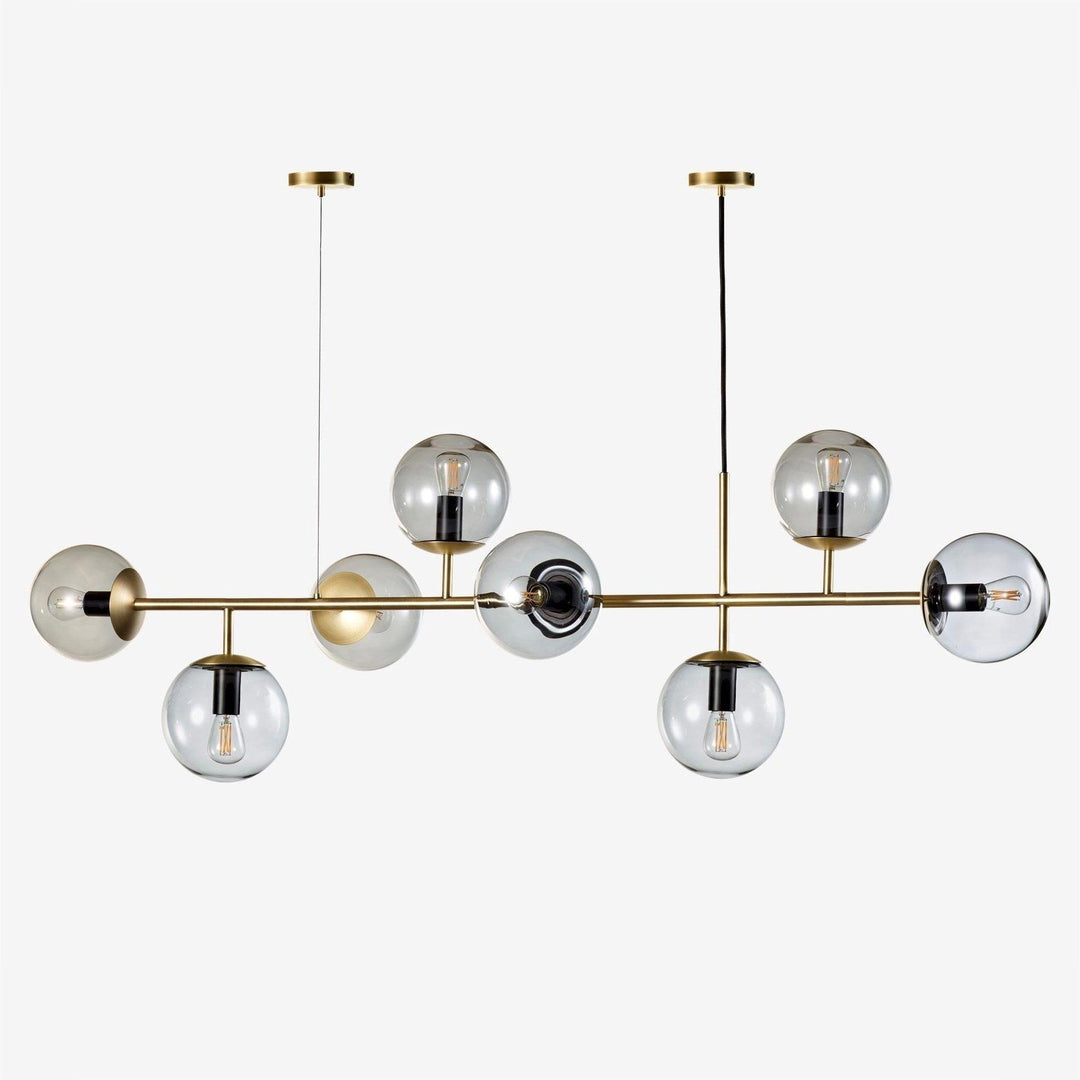 Lustra Suspension Orb Laiton Verre Pour Salon - Neutralighting