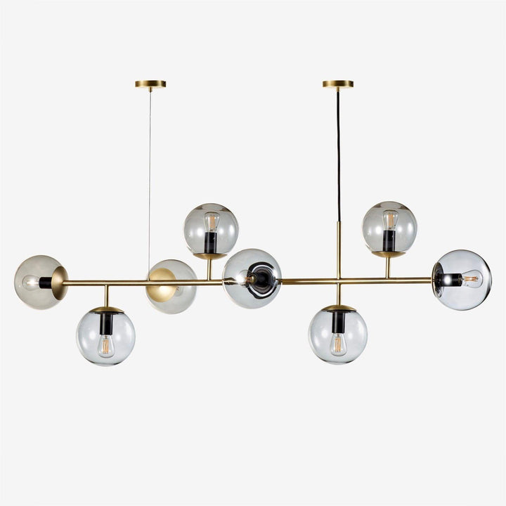 Lustra Suspension Orb Laiton Verre Pour Salon - Neutralighting