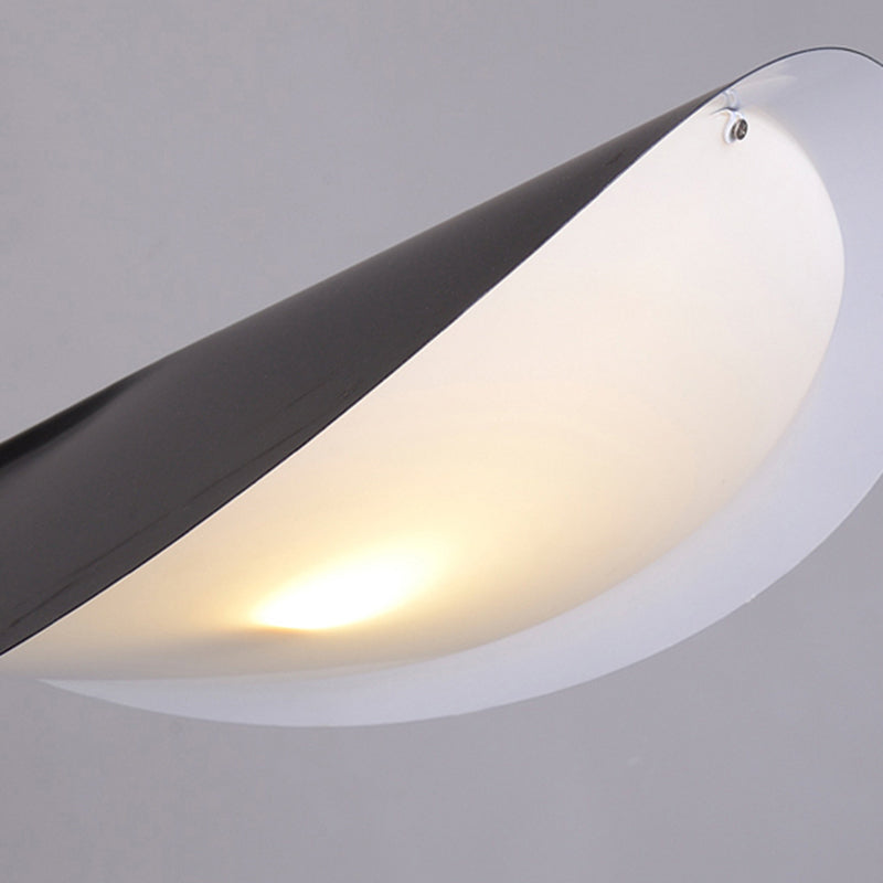 Ray Lampadaire Arche Moderne, Métal, Noir, Salon/Salle d&