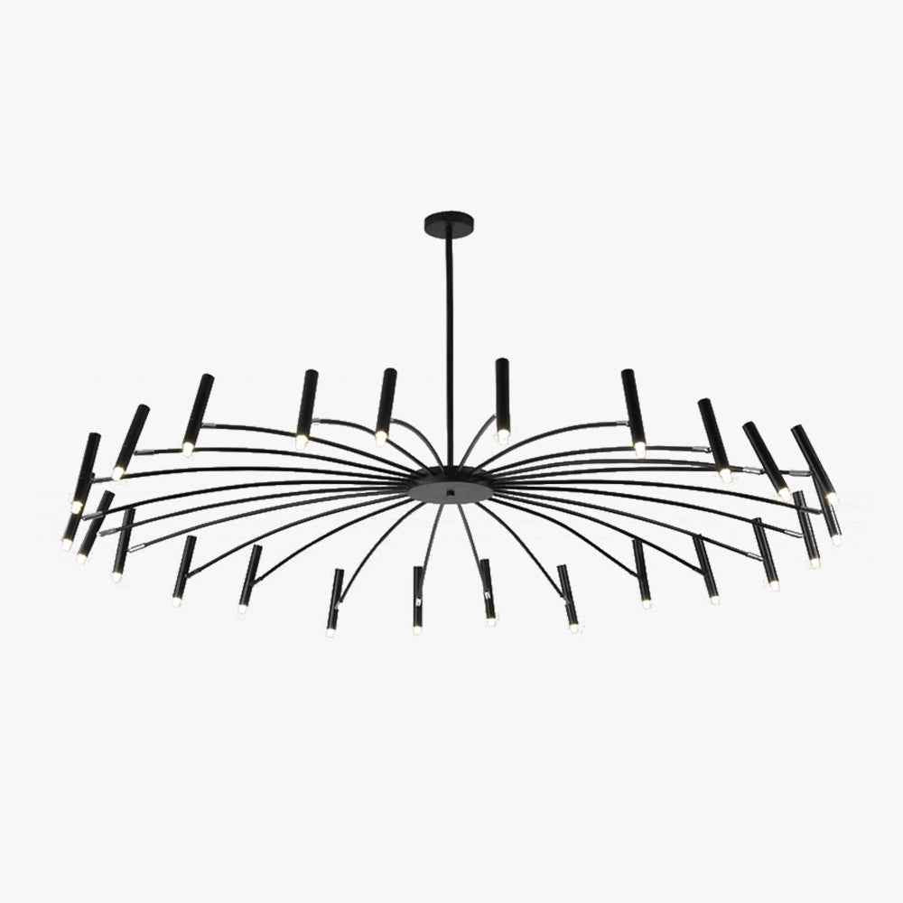 Theno Lustre Simple Noir/Blanc Etude/Salon/Salle à Manger - Neutralighting