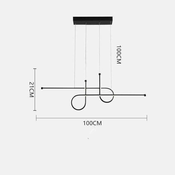 Suspension Arisha Métal LED V58